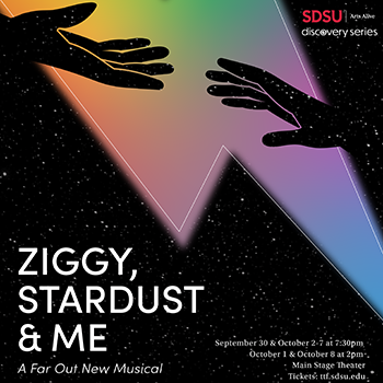 Ziggy Stardust and mee Musical! theatre.sdsu.edu