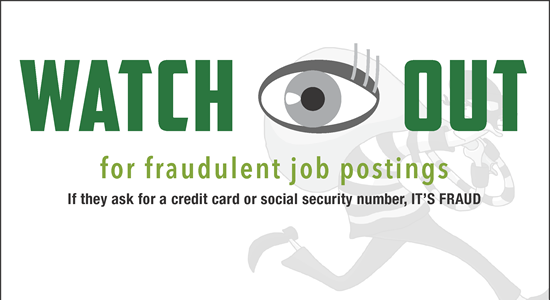 Fraudulent Job Posting Alert
