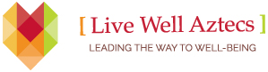 logo: Live Well Aztecs - Leading the Way to Well-Being