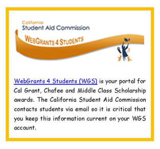 WebGrants for Students