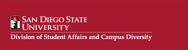 sdsu logo for division of student affairs and campus diversity