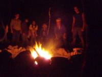 photo: retreat campfire