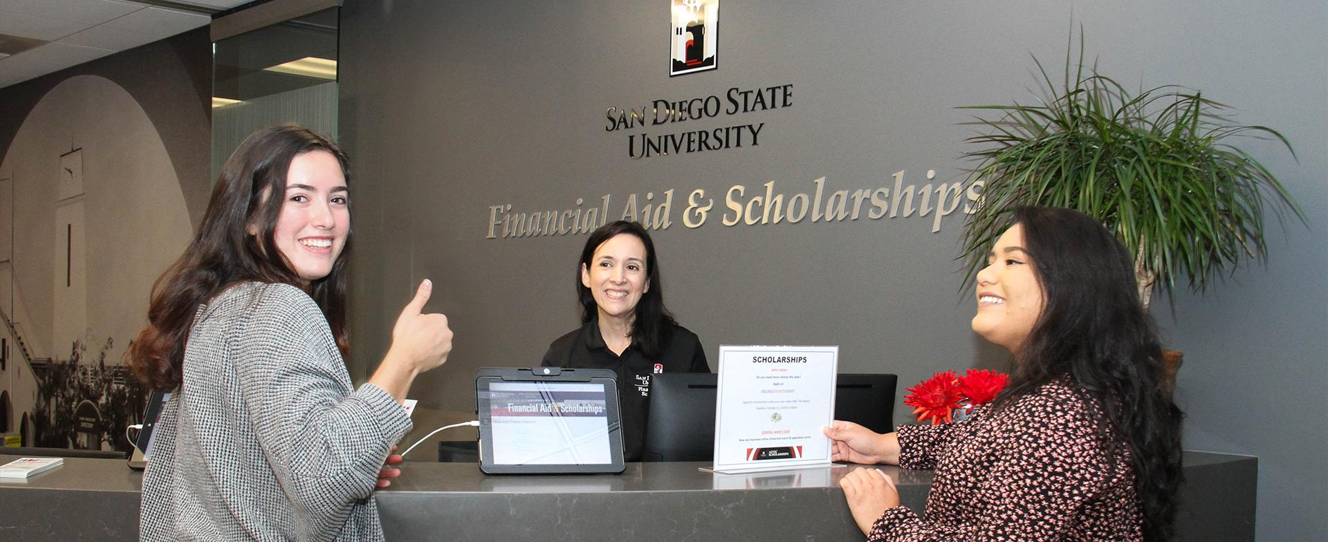 Financial Aid Scholarships Student Affairs And Campus Diversity Sdsu