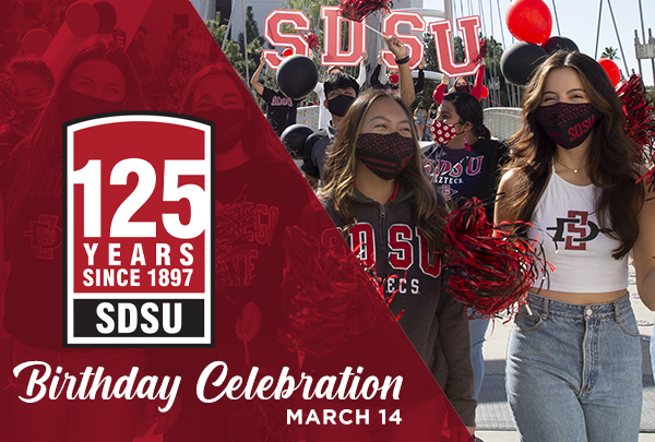 SDSU Celebrates 125 years March 14