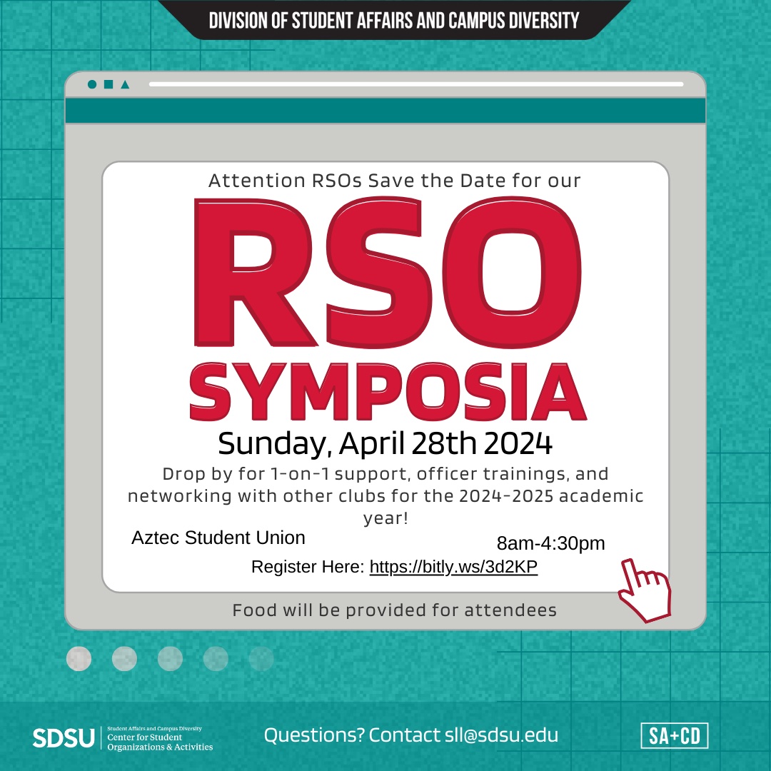 RSO Symposium April 28 flyer