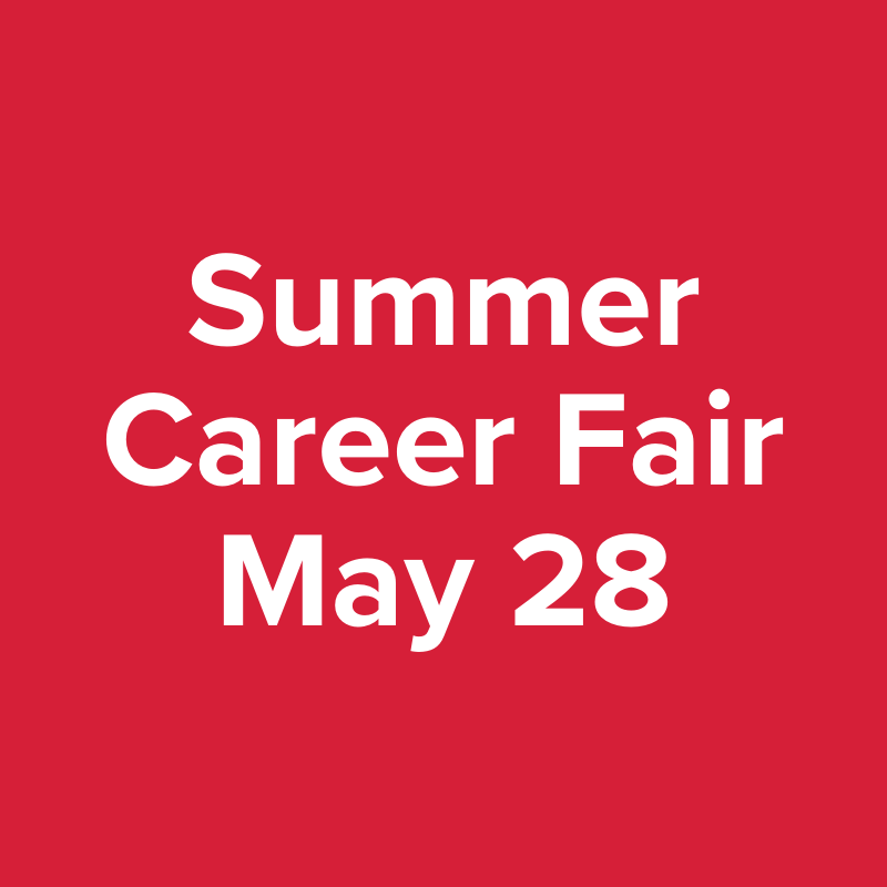 summer career fair may 28