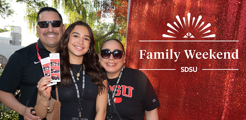 sdsu family at 2024 family weekend picnic