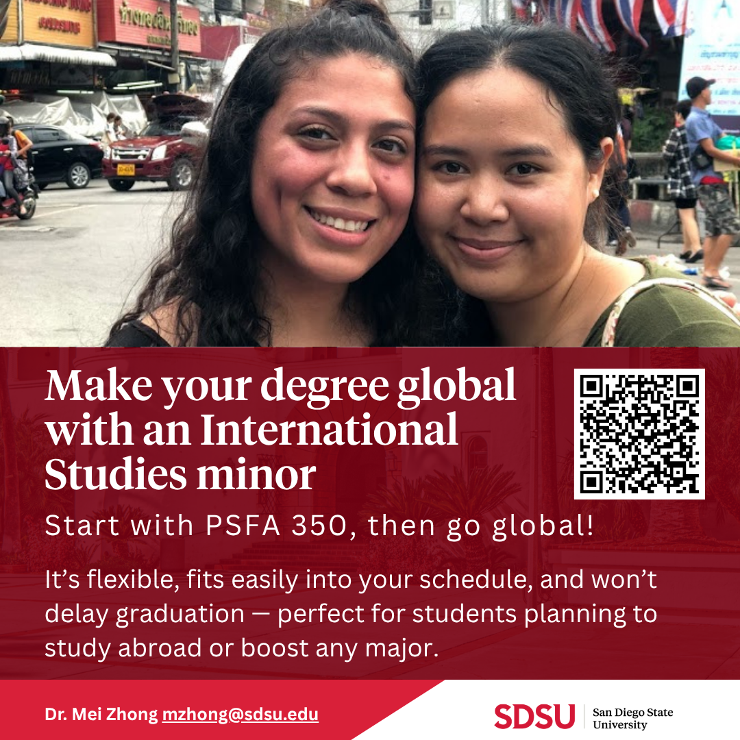Get an International Studies Minor through PSFA