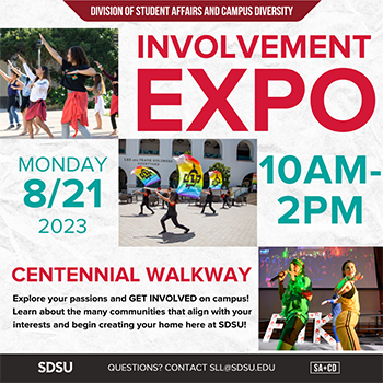 Involvement expo Aug 21 see below for details