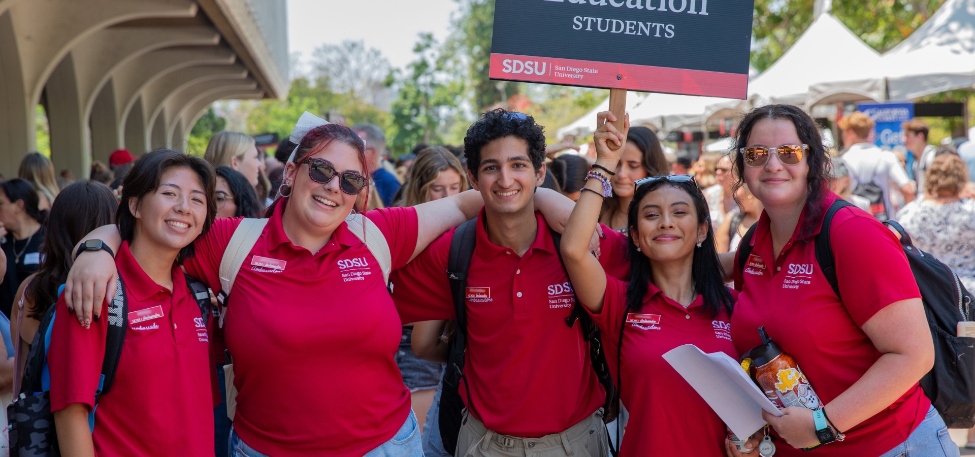 group image of student ambassadors