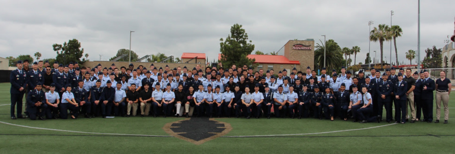 group image of ROTC members in uniform