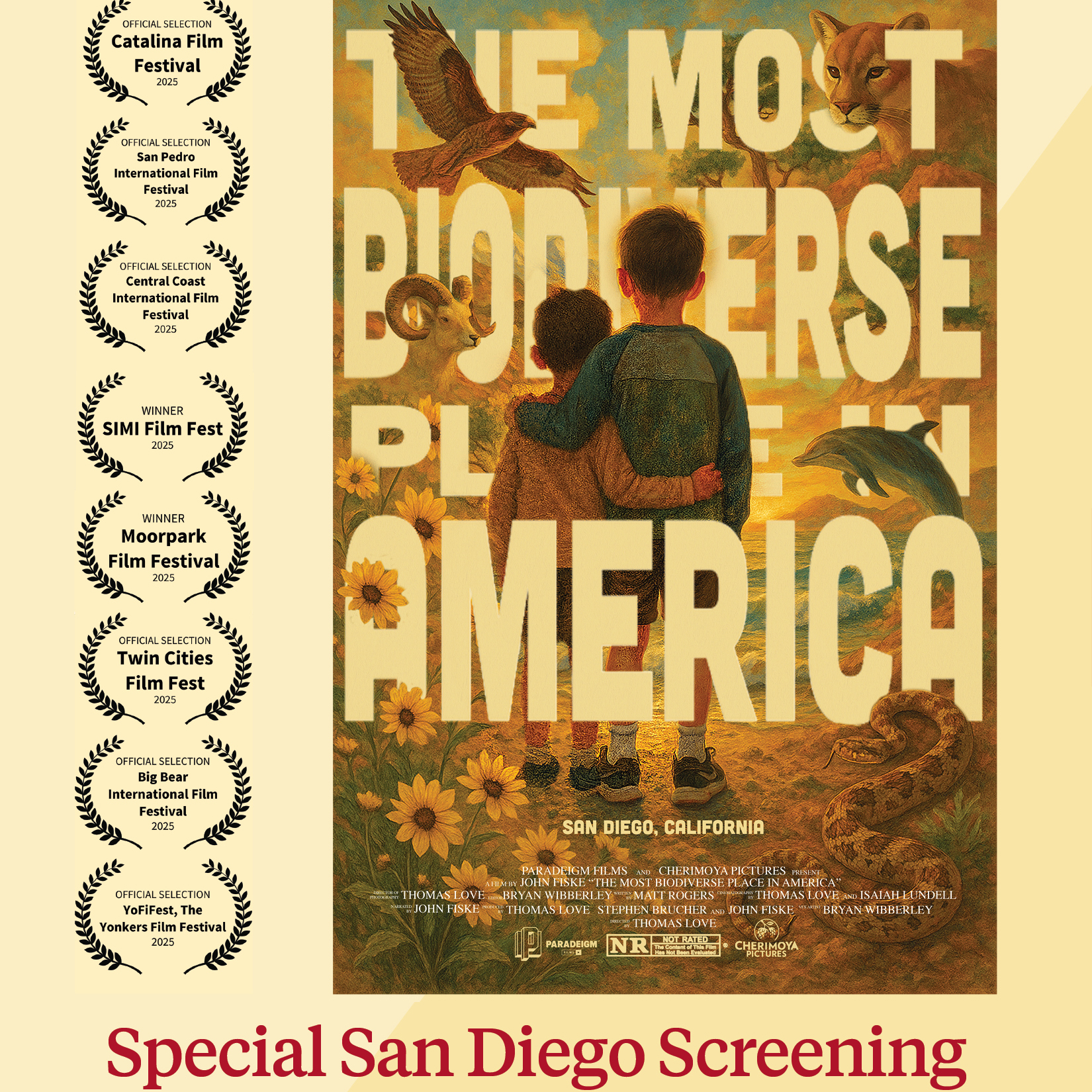 Special San Diego Screening: "The Most Biodiverse Place in America" Nov. 15