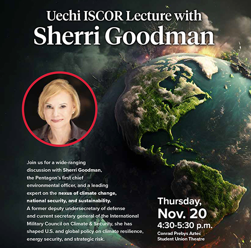 Uechi ISCOR Lecture with Sherri Goodman Nov. 20