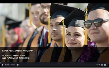 zoom video screenshot of students in regalia