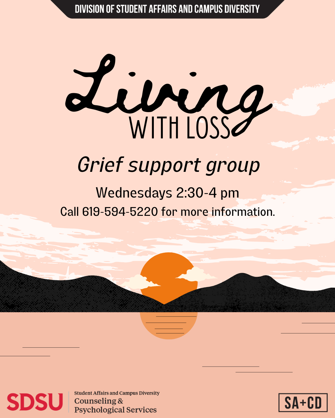 Living with Loss flyer
