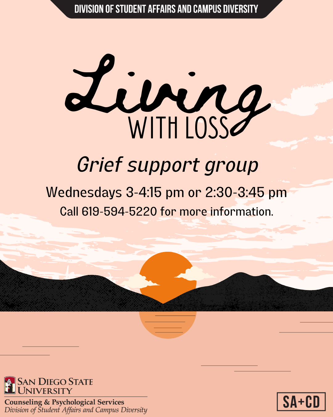 Living with Loss flyer