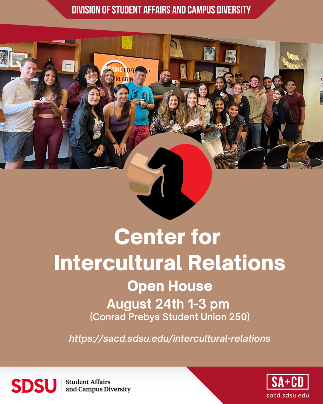CIR Open House Aug 24, 1-3p at Student Union 250