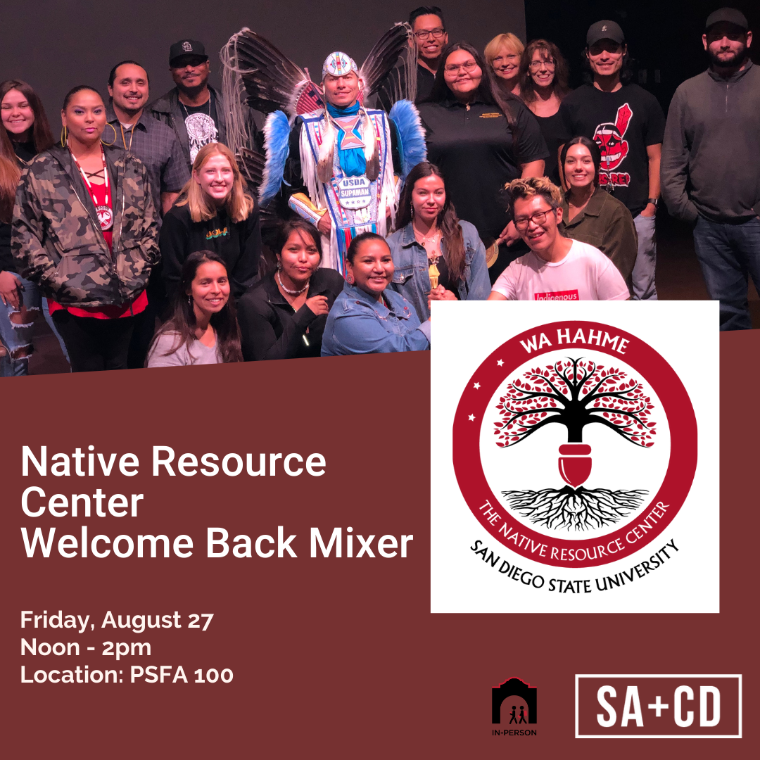 Native Resource Center Welcome Mixer Aug 27, 2021 Noon-2p at PFSA 100