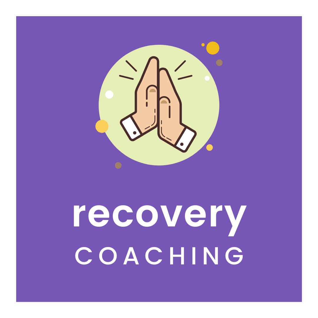 Recovery coaching (hands hi-fiving)