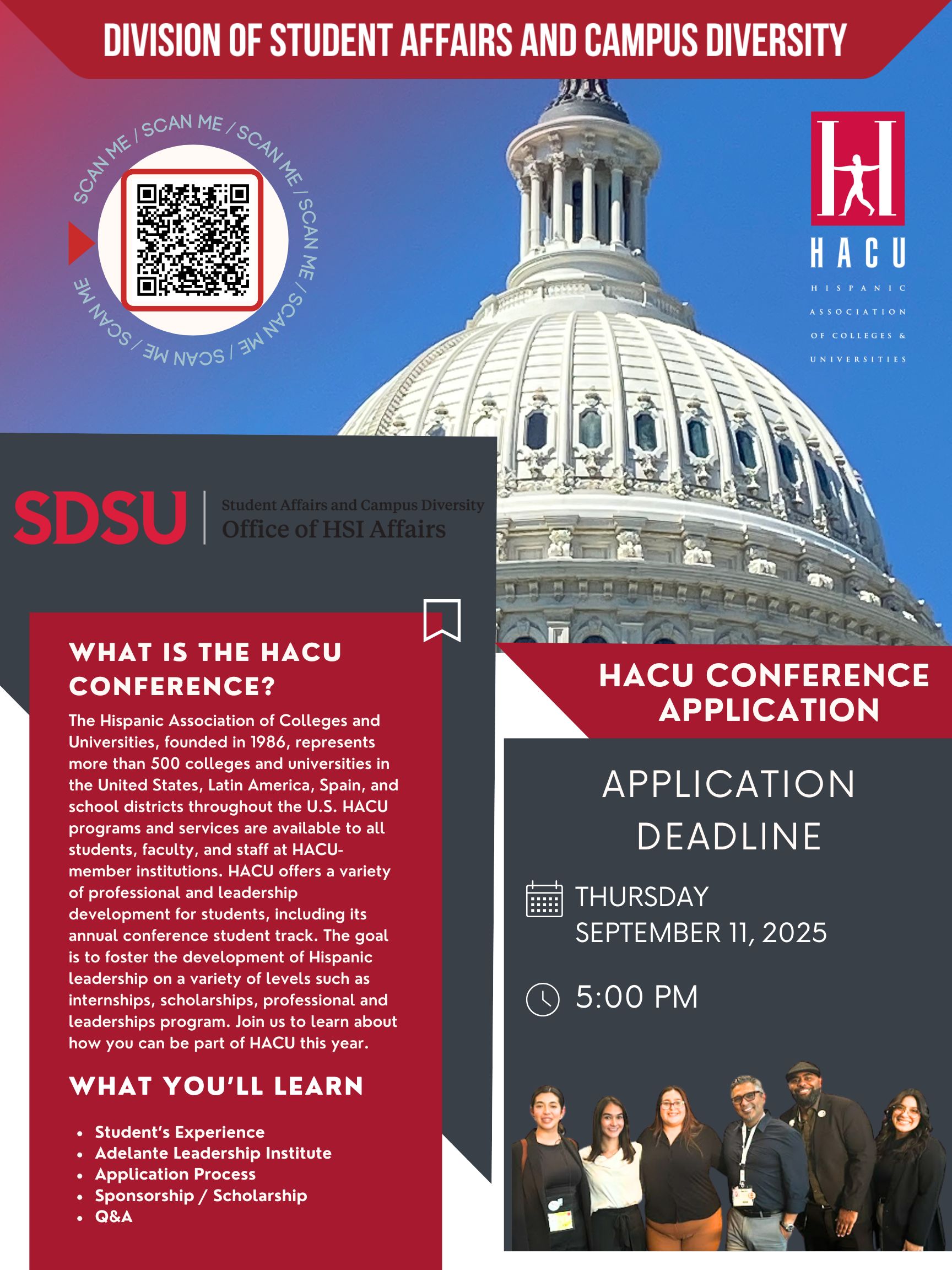 HACU conference flyer for program