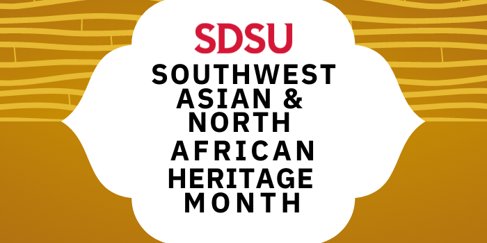 Banner for the 2022 SWANA Heritage Month