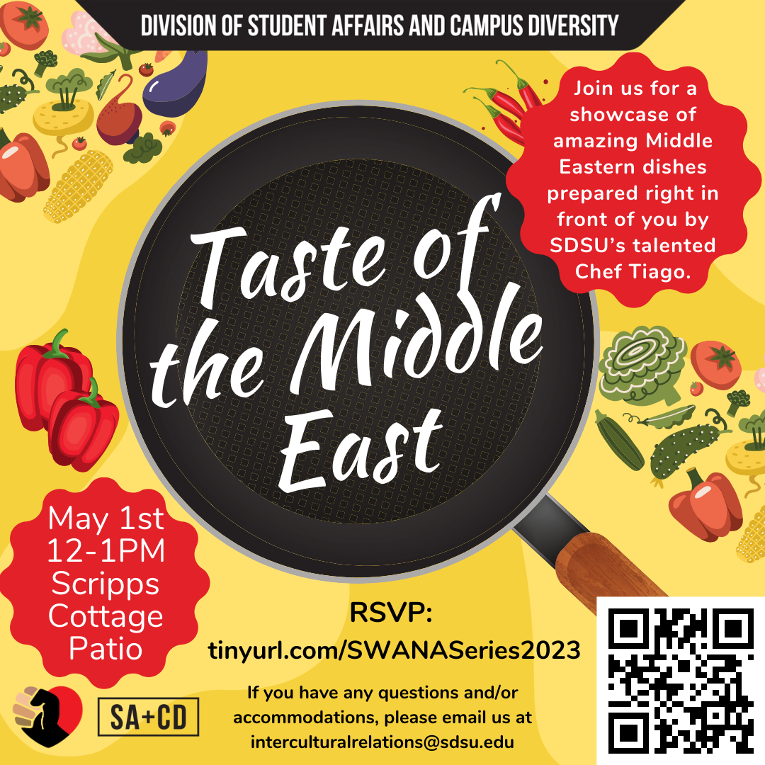 Flyer for Taste of the Middle East