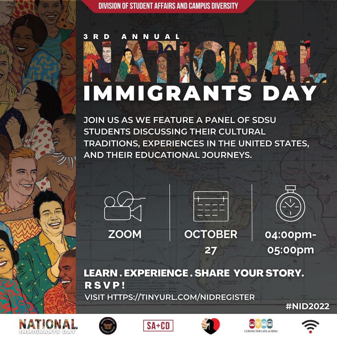 Flyer for National Immigrant's Day