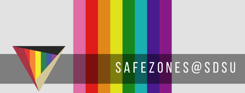 safezone banner with rainbow colors