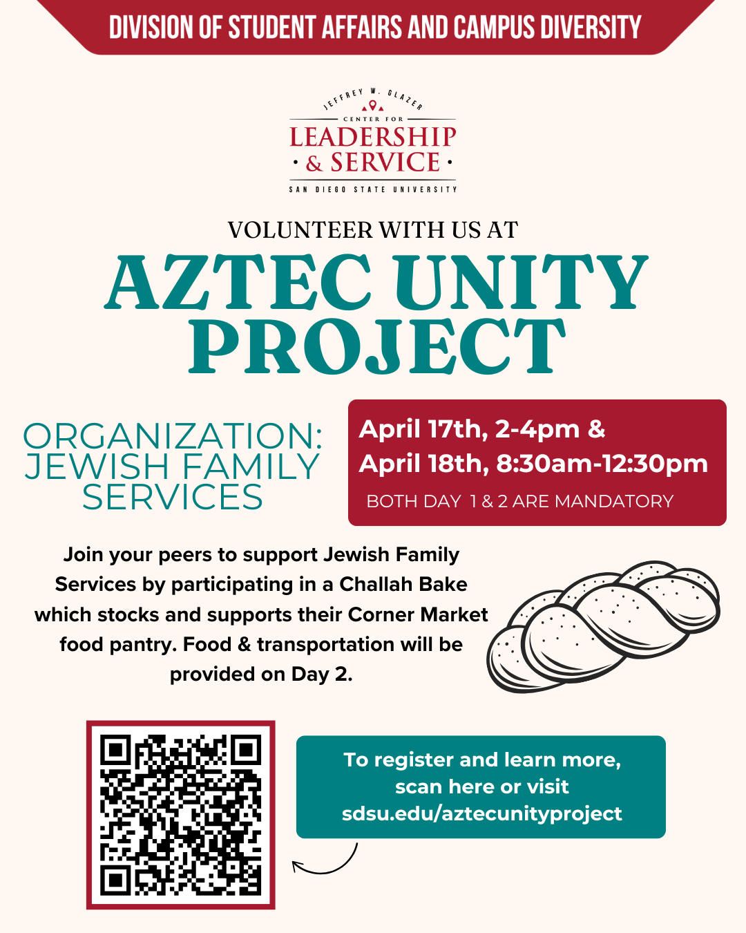 April Aztec Unity Flyer