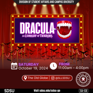 dracula: a comedy of tours sdsu go flyer