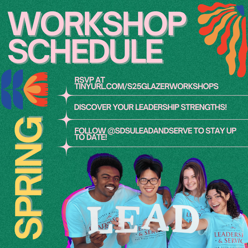 Spring workshop schedule, RSVP at TINYURL.com/S25glazerworkshops