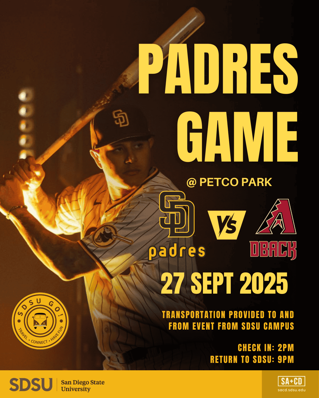 padres v diamondbacks poster