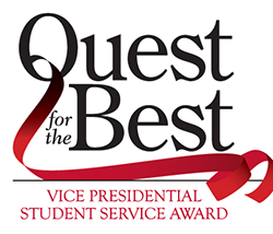 quest for the best student service award logo