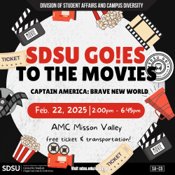 sdsu go!es to the movies image