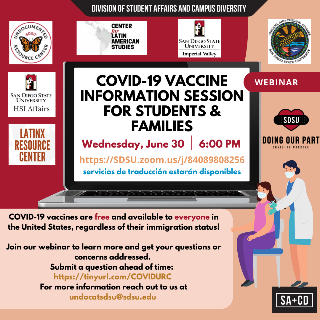 Covid-19 Vaccine Workshop: COVID-19 vaccines are free and available to anyone in the United States regardless of your immigration status.
