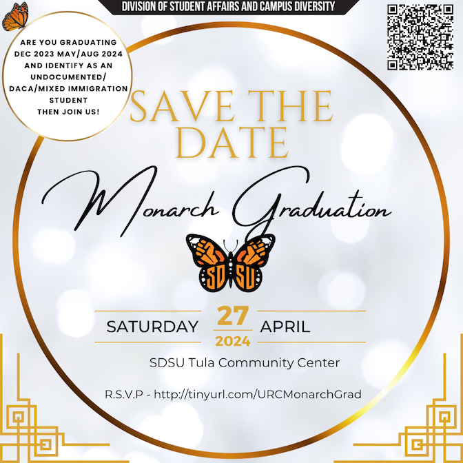 monarch graduation flyer